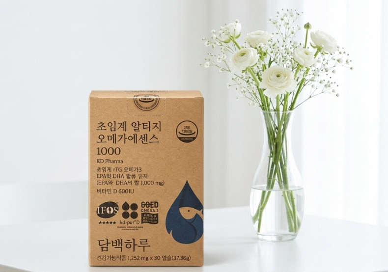 담백하루오메가3초임계알티지1000효능부작용