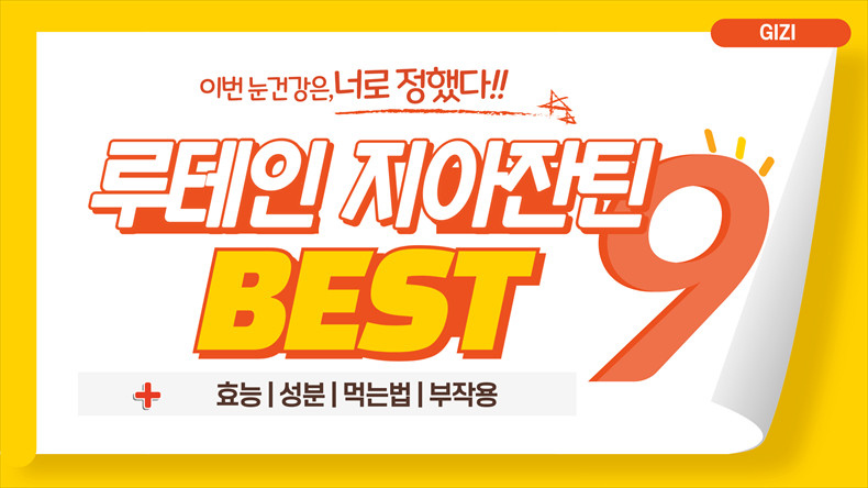 루테인지아잔틴눈영양제추천효능복용법