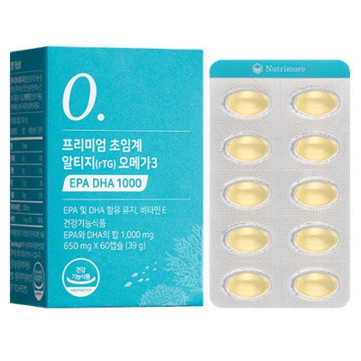 뉴트리모어식물성초임계알티지오메가3